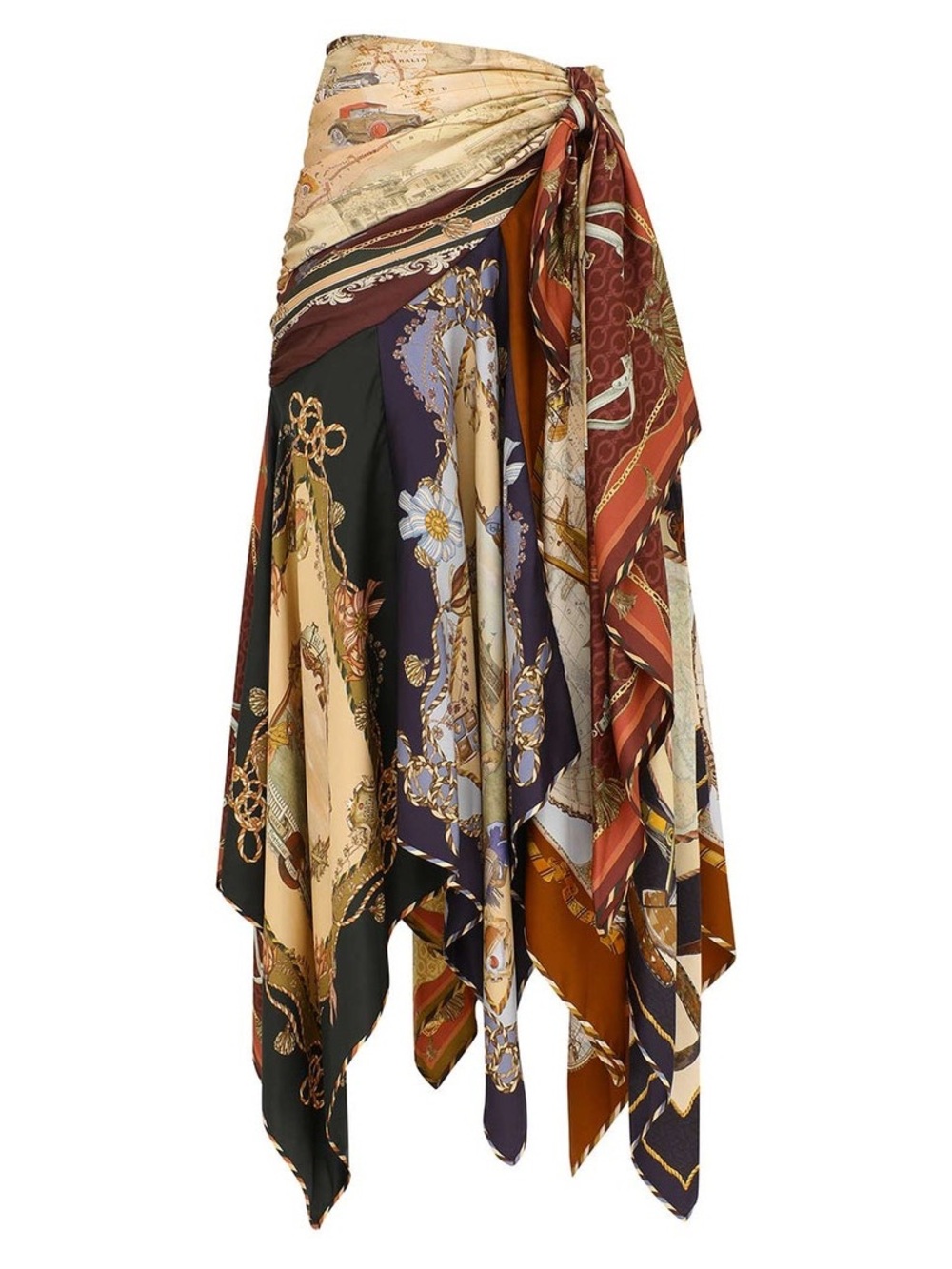 Zimmermann VALIANT DRAPED SCARF SKIRT